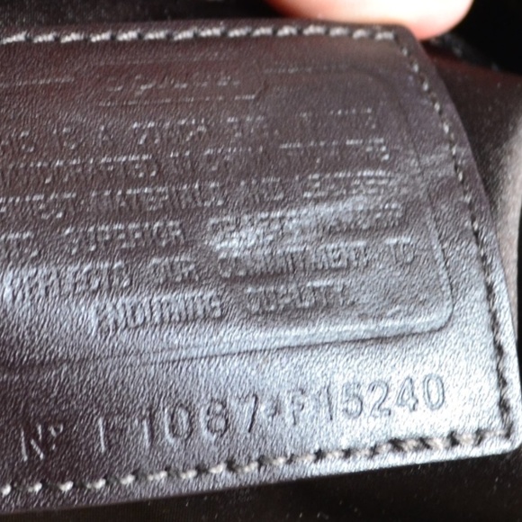 COACH Leather Medium Studded Bucket Bag F15240 - Picture 7 of 7